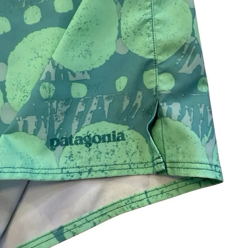 Patagonia Men's Stretch Planing Board Short Size 32 Green Blue 9